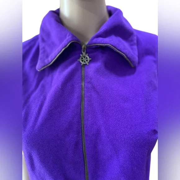 Vintage purple Catalina mod beach Cover-up-mini dress small - Picture 6 of 7